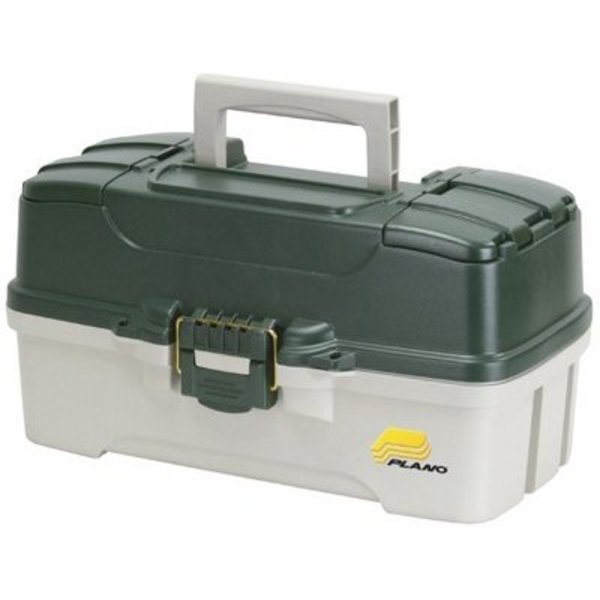 Pure Fishing 3Tray GRNWHT Tackle Box 620306